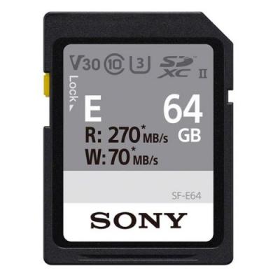 Carte m&eacute;moire SD Sony Carte m&eacute;moire SFE64.AE SDXC UHS-II 64 Go