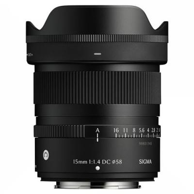 SIGMA Objectif 15mm f/1.4 DC Contemporary compatible avec Fujifilm X