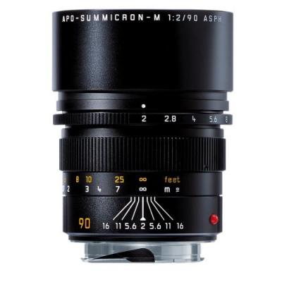 Objectif hybride Leica APO-Summicron-M 90 mm f/2 ASPH. Noir