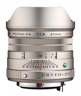 Objectif reflex Pentax HD FA 31mm f/1,8 ED Limited Silver 