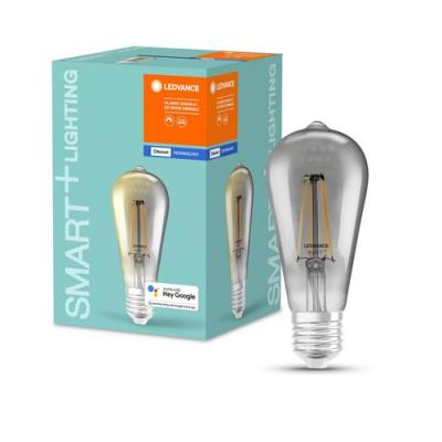 Ampoule edison LED connect&eacute;e Smart+ E27 EQ50W finition fum&eacute;e 
