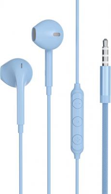 Ecouteurs avec fil Force Play KP Bouton Jack 3.5mm Bleu 