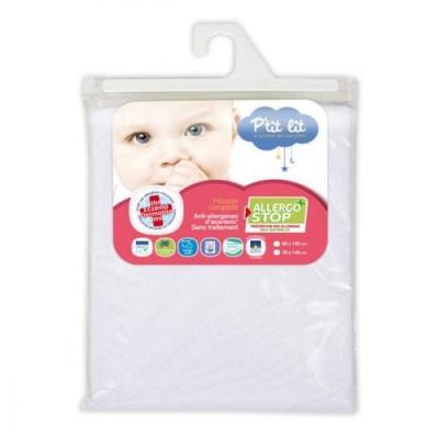 Prot&egrave;ge Matelas Allergo Stop 60 x 120 cm Blanc