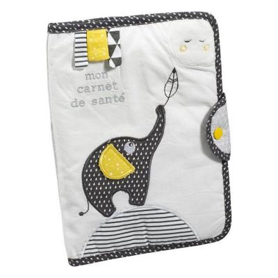 Babyfan - Prot&egrave;ge Carnet de Sant&eacute; Jaune,Blanc,Gris