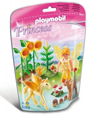 PLAYMOBIL 5353 F&eacute;e Automne Poulain Ail&eacute; Dor&eacute;