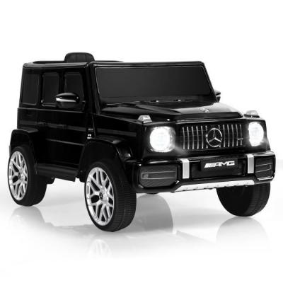 Voiture &eacute;lectrique Mercedes-Benz G63 pour enfants - COSTWAY - Noir - 2 moteurs - T&eacute;l&eacute;commande