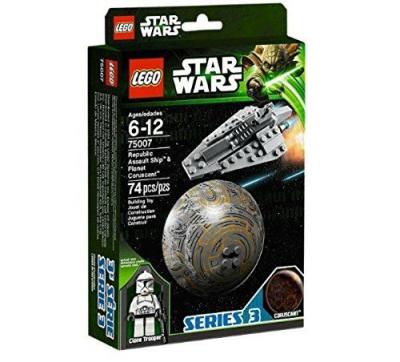 LEGO&reg; Star Wars 75007 Republic Assault Ship & Plan&egrave;te Coruscant 