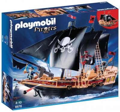 PLAYMOBIL Bateau pirates des t&eacute;n&egrave;bres - 6678