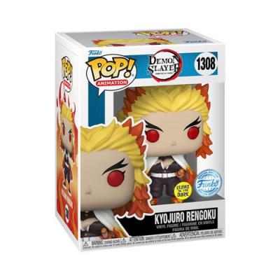 Funko Pop Kyojuro Rengoku Glow in The Dark 1308 sp&eacute;cial &eacute;dition