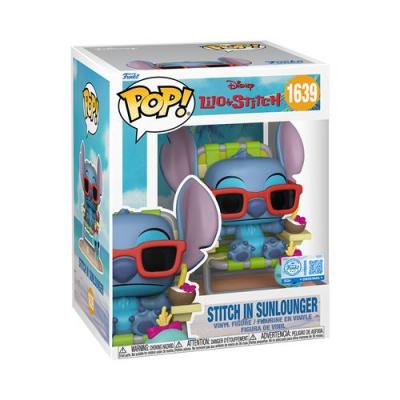 Figurine Funko Pop Disney Stitch in Sunlounger 