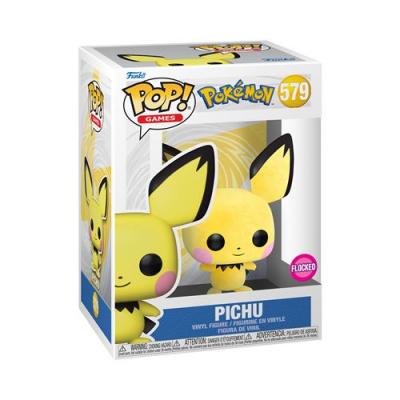 Funko Pop! Games: Pok&eacute;mon - Pichu Flocked (Exc) - Smartoys Exclusive