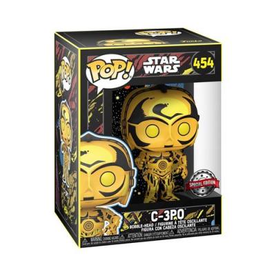 Figurine Funko Pop Star Wars Retro Series C 3PO Avant-premi&egrave;re Fnac 