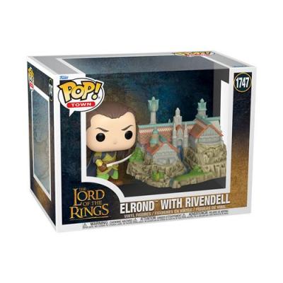 Figurine Pop Town Lord of the Rings S8 Elrond with Rivendell