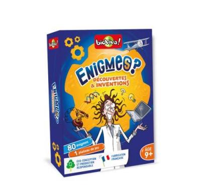 Jeu de cartes Bioviva Enigmes D&eacute;couvertes et Inventions 