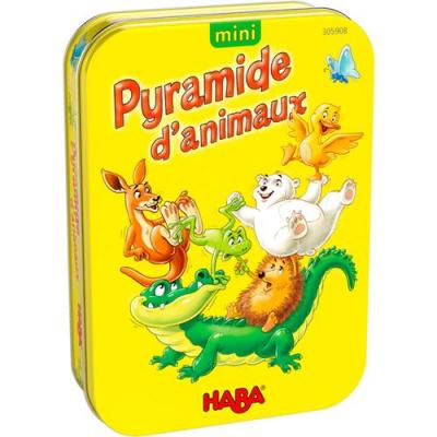 Jeu de soci&eacute;t&eacute; Haba Mini Pyramide d&rsquo;animaux 