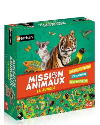 Jeu de soci&eacute;t&eacute; Nathan Mission Animaux Jungles 
