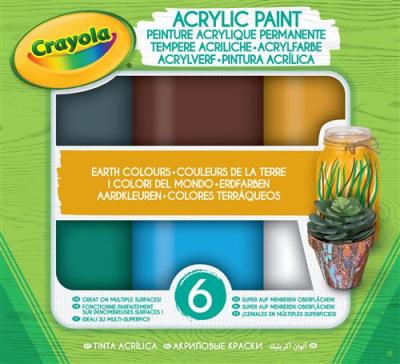 Goliath peinture acrylique crayola - earth colours GOL0071662244118