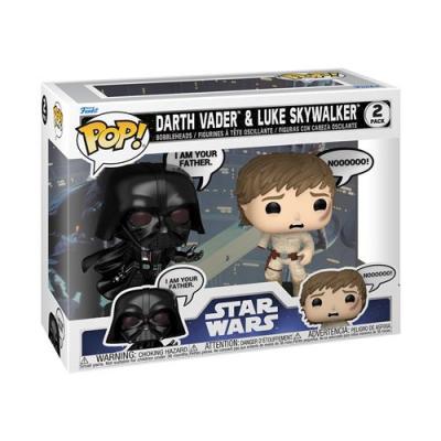 Pack de 2 figurines Pop Star Wars Darth Vader and Luke Skywalker