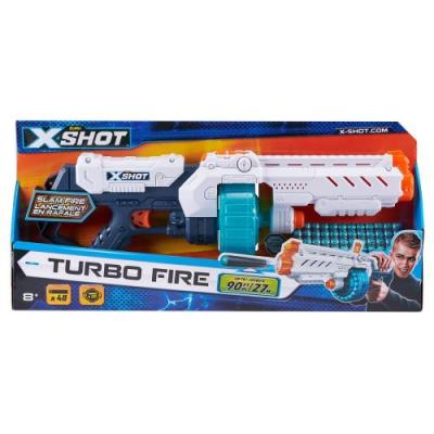 ZURU- Turbo Fire Pistolet, 8+, 36270, Blaster 20 coups-48 fl&egrave;ches