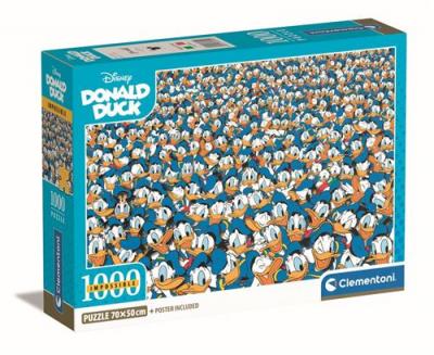 Puzzle de 1000 pi&egrave;ces Clementoni Disney Donald Duck Impossible