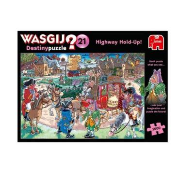Puzzle 1000 pi&egrave;ces Diset Wasgij Destiny 21 Highway Hold Up ! 
