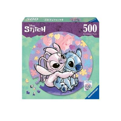 Ravensburger Puzzle rond Lilo & Stitch - 500 pi&egrave;ces