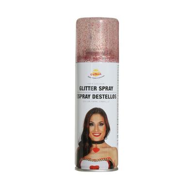 Bombe Laque pour Cheveux Paillet&eacute;s Rouges