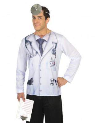 Atosa Doctor T -shirt Custom Blanc M-L