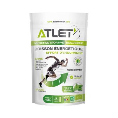 Boisson &Eacute;nerg&eacute;tique Bio (450g)MenthePr&eacute;parations Energ&eacute;tiquesAtlet