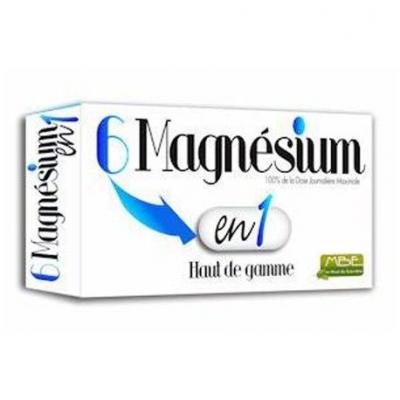 M.B.E 6 Magn&eacute;sium en 1 60 comprim&eacute;s