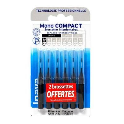 MonoCompact noire (ISO 0) brossette interdentaire 4 unit&eacute;s