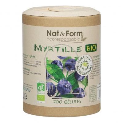 Nat&form Myrtille Bio &Eacute;co-Responsable G&eacute;lules V&eacute;g&eacute;tales