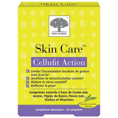 New Nordic Skin Care Cellufit Action 60 Cp - Bo&icirc;te 60 comprim&eacute;s