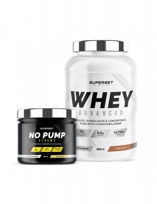 Programme Fitness Energie - 100% Whey Proteine Advanced 900g Choconut - No Pump Xtreme Pina Colada 