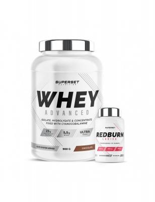 Programme Fitness Remodelant - 100% Whey Proteine Advanced 900g Chocolat - Redburn Ladies