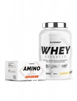Programme Prise de Muscle Sec - D&eacute;butant   Whey Prot&eacute;ine   Acides Amin&eacute;s  Superset Nutrition 