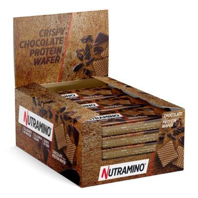 Gaufrettes prot&eacute;in&eacute;es Protein Wafers - Chocolate Boite de 12 