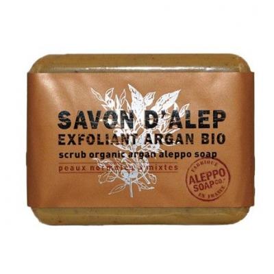 Tad&eacute; Savon d'Alep Exfoliant Argan Bio - 100 g - Pain 100 g