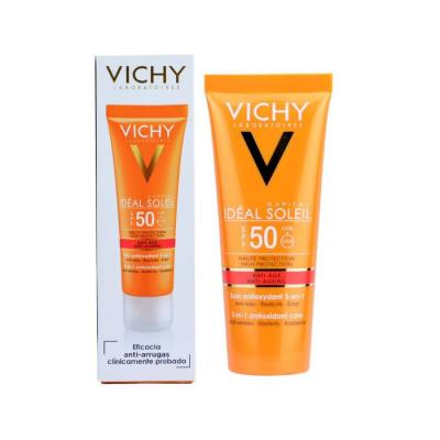 Vichy Id&eacute;al Soleil Soin Protecteur Anti-&acirc;ge 3 en 1 SPF50