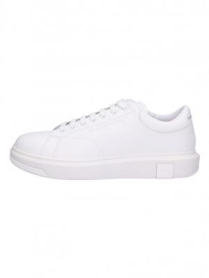 Armani Exchange pour homme. Trainers Lace up Snea white Armani Exchang