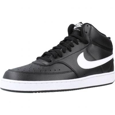 Nike Court Vision Mid Nn Trainers Noir EU 43 Homme