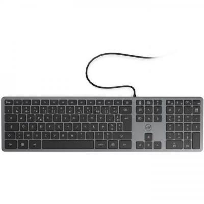 MOBILITY LAB Clavier filaire Slim finition m&eacute;tal - Space Grey - AZERTY