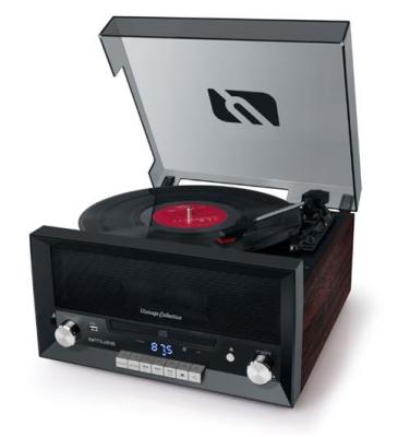 Muse Chaine micro syst&egrave;me CD avec platine vanille Muse MT 116 WS Noir