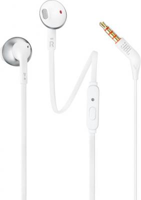 Ecouteurs filaire boutons intra-auriculaires JBL Tune 205 Chrome 