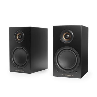 Enceinte biblioth&egrave;que Triangle LN01A ELARA NOIR MAT X2
