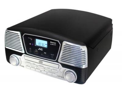 Micro-cha&icirc;ne JVC RD-F327B Noir et argent 