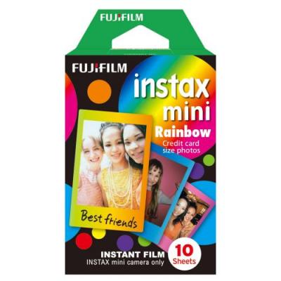 Fujifilm Instax Mini Rainbow Film 10 poses