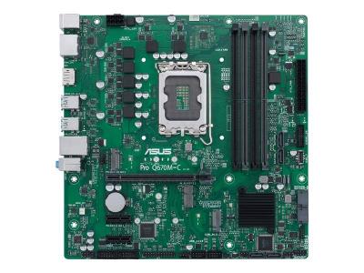 ASUS PRO Q670M-C-CSM LGA1700 4xDDR5 microATX 6xSATA MB 2xM.2 1xHDMI 2xDP - Neuf