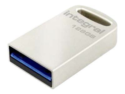 INTEGRAL MEMORY Cl&eacute; USB 3.0 Fusion - 128 Go - M&eacute;tal