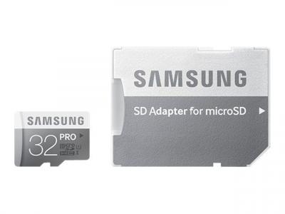 Carte M&eacute;moire Micro Sd Pro Avec Adaptateur Sd De 32 Go
